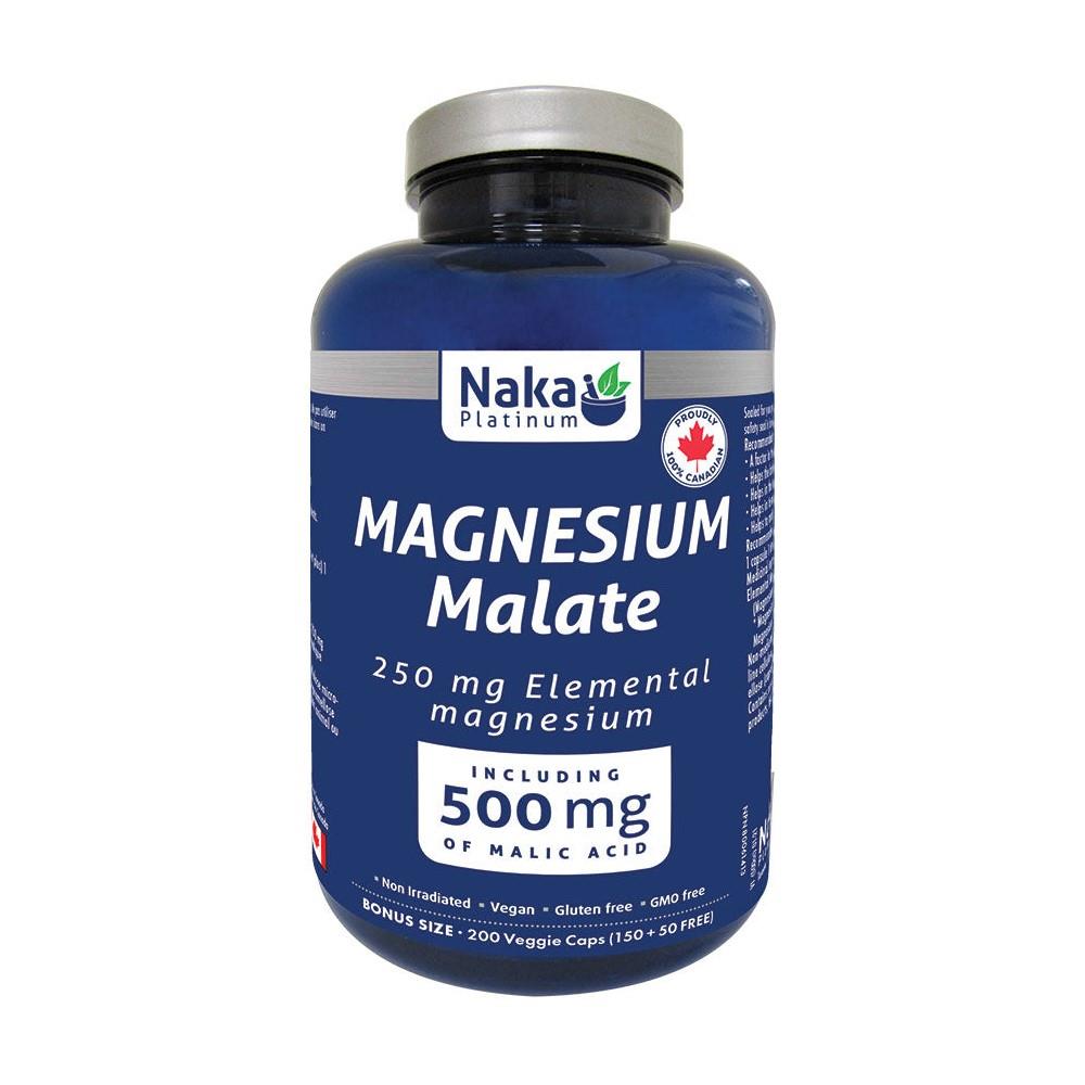 NAKA MAGNESIUM MALATE - 250mg / 200 VCAPS