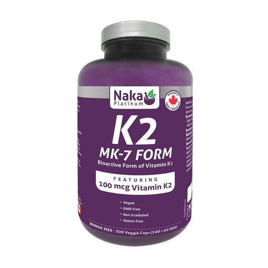 NAKA K2  MK-7 FORM 100MCG 300VCAPS