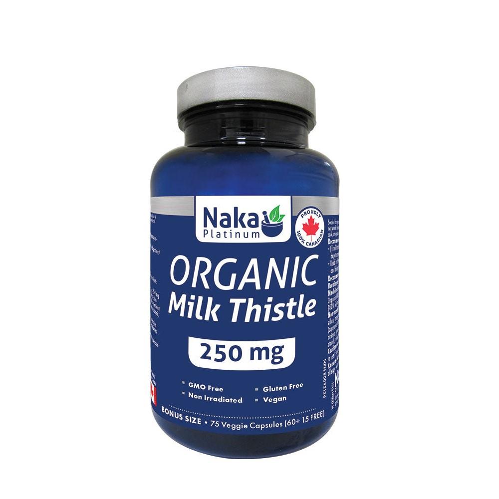 NAKA MILK THISTLE ORG 250MG 75VCAPS