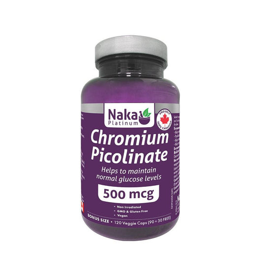 NAKA CHROMIUM PICOLIN 500MCG 120vcaps