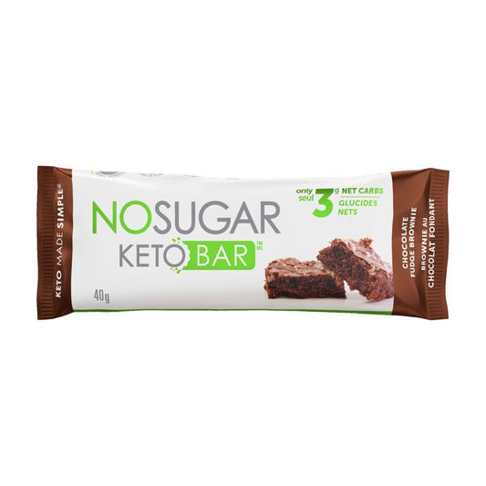 No Sugar Keto Bar Chocolate Fudge Brownie Bars,