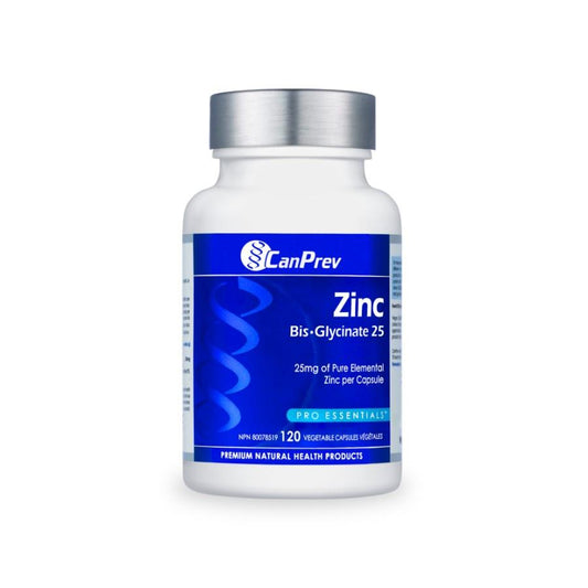 CANPREV ZINC BISGLYCINATE 25 120VCAPS