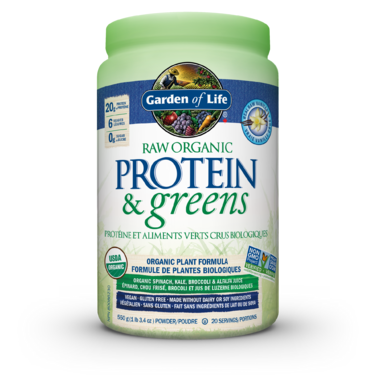 GARDEN OF LIFE RAW PROTEIN&GREENS VANILLA