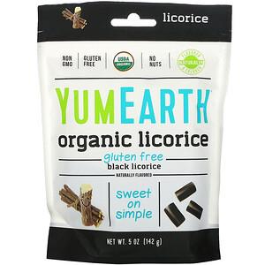YUMEARTH LICORICE BLACK GF 142G