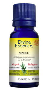 DIVINE NIAOULI OIL ORGANIC 15ML