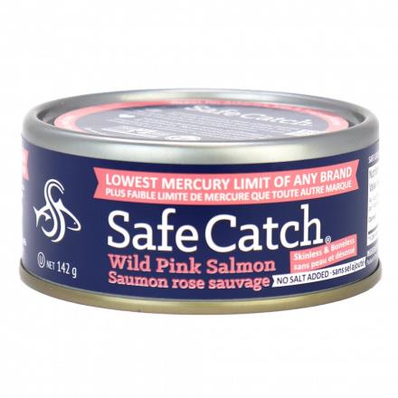 SAFE CATCH WILD PINK SALMON NO SALT 142G