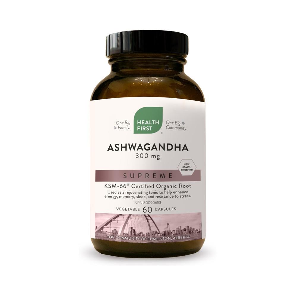 HEALTH FIRST ASHWAGANDHA SUPREME KSM-66 60 CAPS