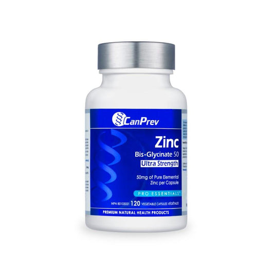 CANPREV ZINC BISGLYCINATE 50 ULTRA / 120VCAPS