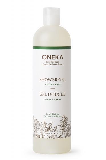 ONEKA SHOWER GEL CEDAR+SAGE 500 ML