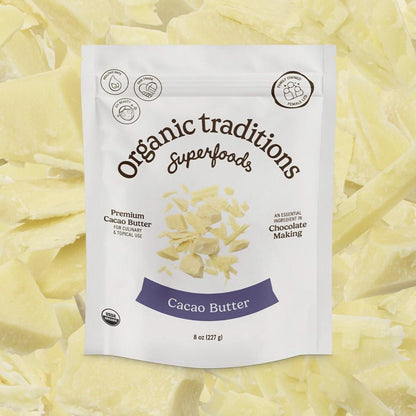 ORGANIC TRADITONS CACAO BUTTER 454G