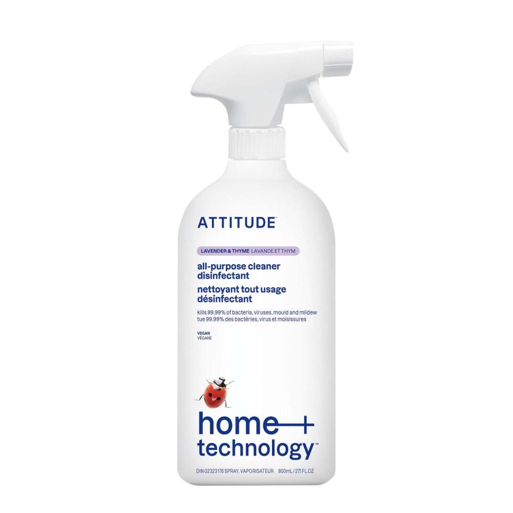 ATTITUDE CLEANER/DISINFECTANT THYME LAVENDER 800ml