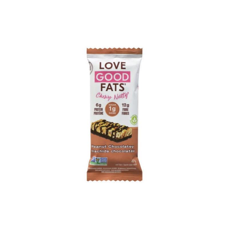 LOVEGOOD CHEWY BAR PEANUT CHOC