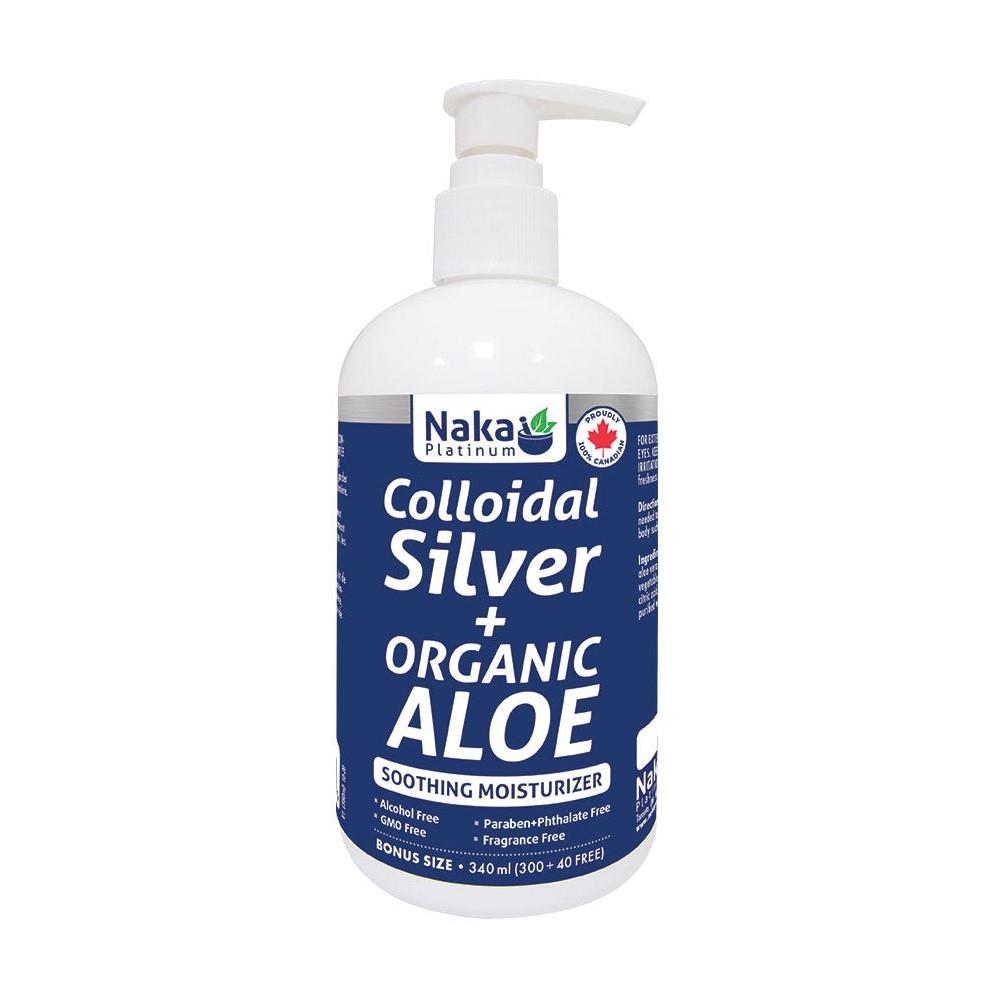 NAKA COLLOIDAL SILVER &ALOE BONUS 340ML (300+40)