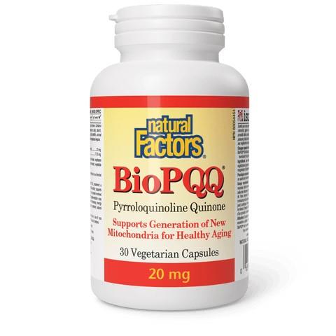 NATURAL FACTORS BIOPQQ 20mg / 30 VCAPS