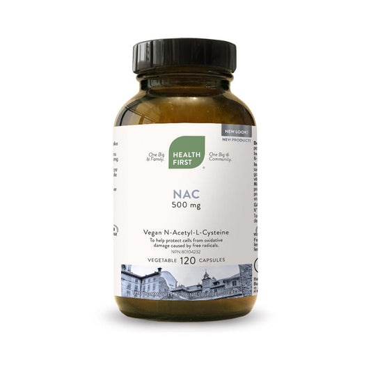 HEALTH FIRST NAC 500mg 120 VCAPS