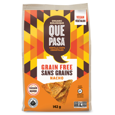 QUE PASA TORTILLA CHIPS GRAIN  NACHO / 142G