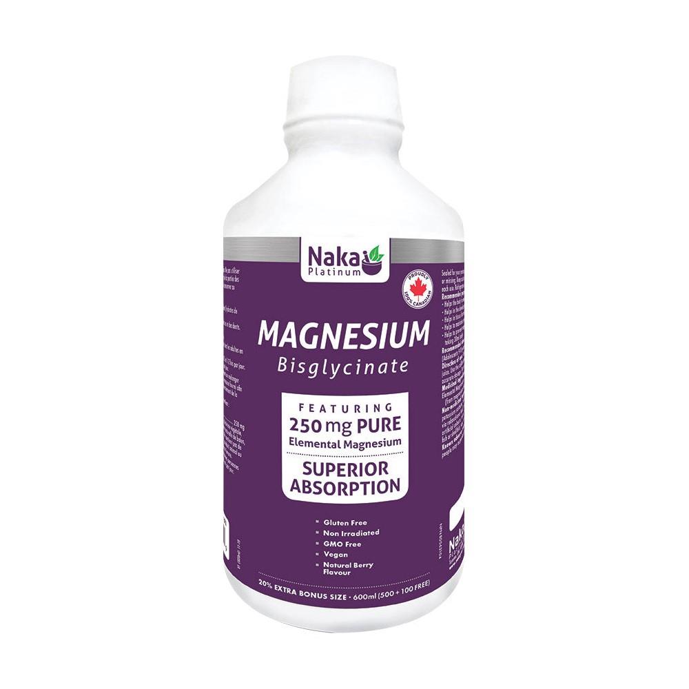 NAKA MAGNESIUM BISGLYCINATE  BONUS 600ML (500+100)