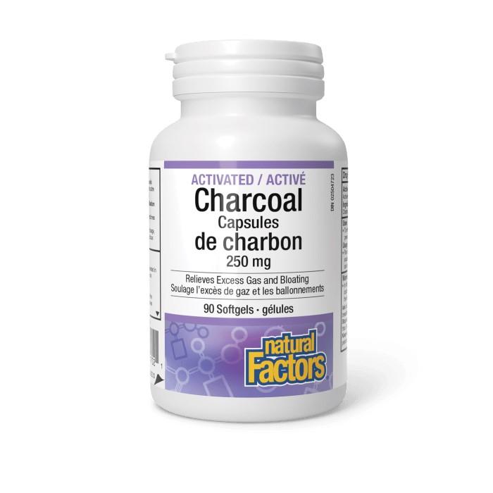ACTIVATED CHARCOAL - 250mg / 90 SOFTGELS