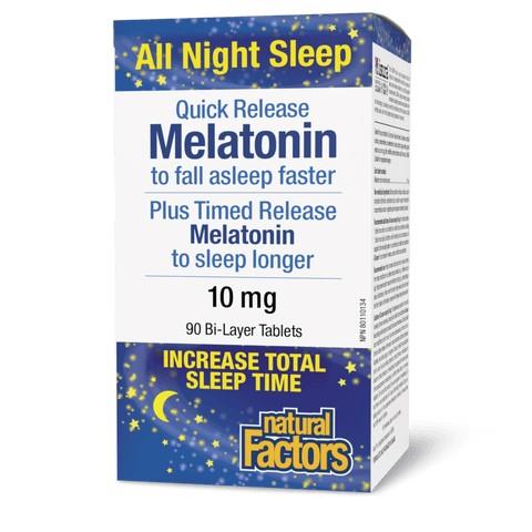 NF MELATONIN 10mg 90 BI-LAYER TABLETS