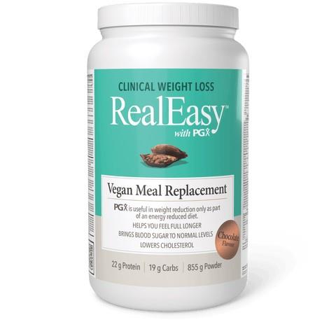 NATURAL FACTORS REAL EASY MEAL REPLACEMENT  CHOC / 855G