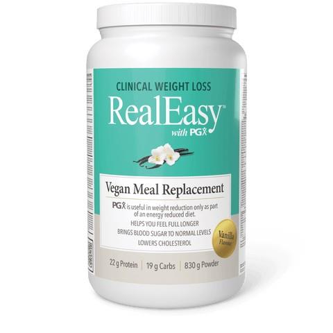 NATURAL FACTORS REAL EASY MEAL REPLACEMENT  VANILLA / 830G