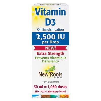 NR VITAMIN D3 DROPS 2500 IU 30ML