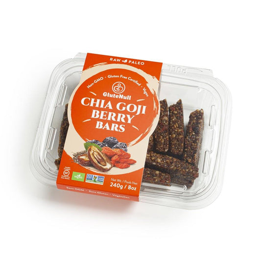 GLUTENULL BARS CHIA GOJI 240g