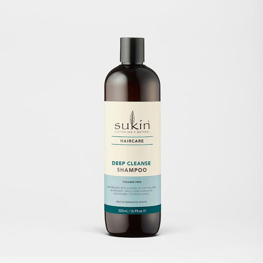 SUKIN SHAMPOO DEEP CLEANSE 500ML