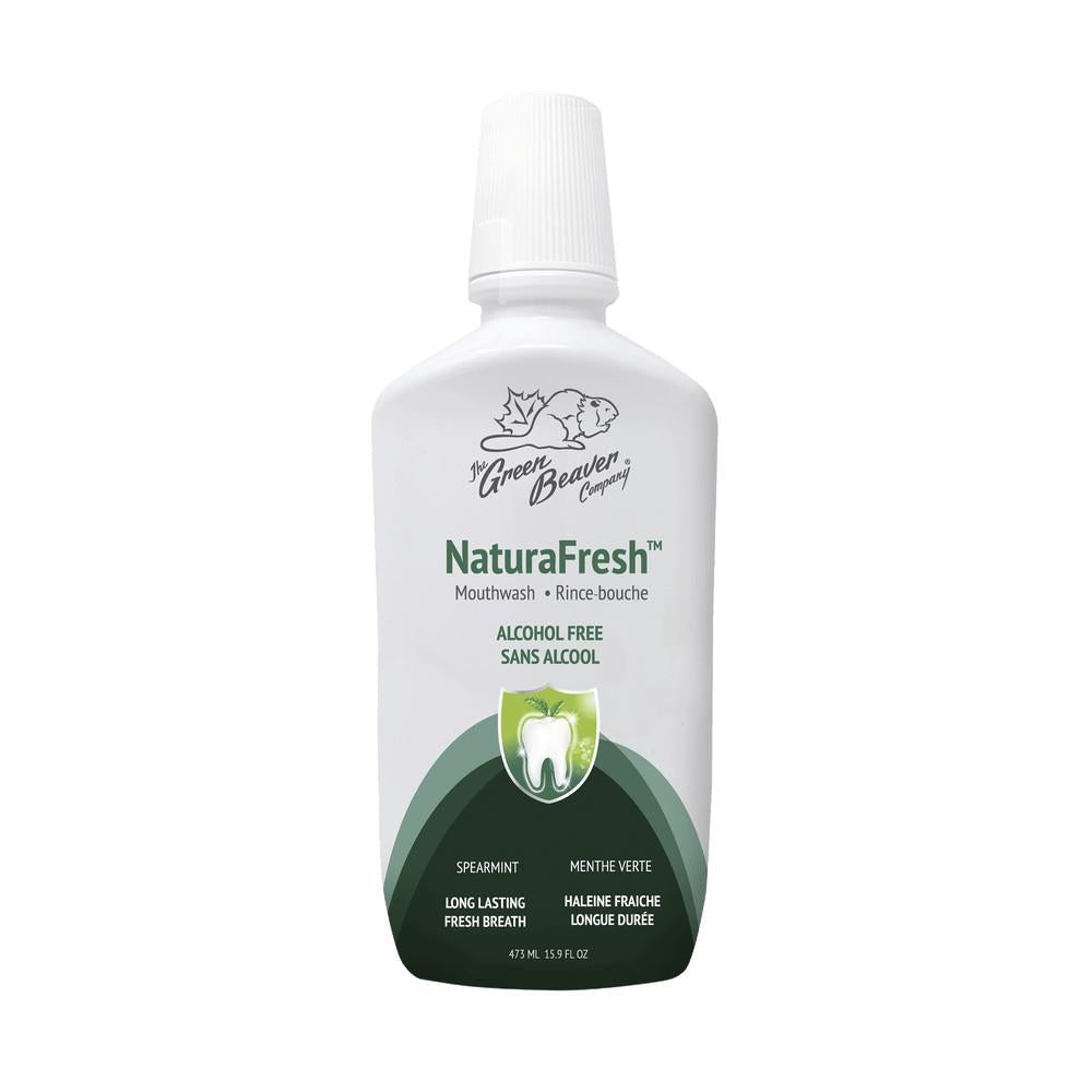 GREEN BEAVER NATURAFRESH MOUTHWASH - SPEARMINT / 473ml