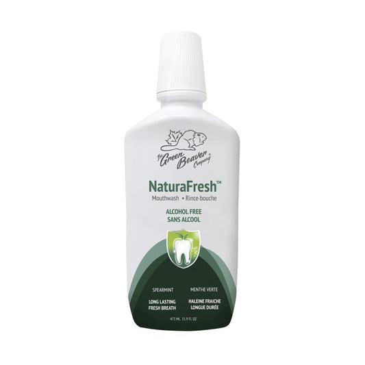 GREEN BEAVER NATURAFRESH MOUTHWASH - SPEARMINT / 473ml