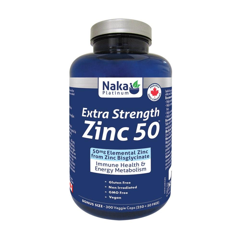 NAKA ZINC 50 ZINC BISGLYCINATE - 50mg / 300 VCAPS