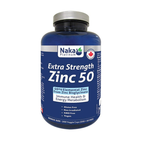 NAKA ZINC 50 ZINC BISGLYCINATE - 50mg / 300 VCAPS
