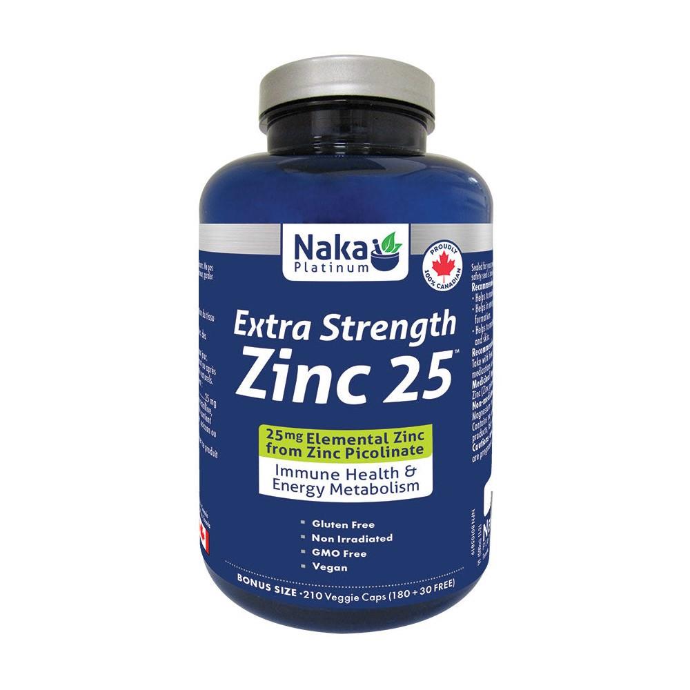 NAKA ZINC 25 ZINC PICOLINATE - 25mg / 210 VCAPS