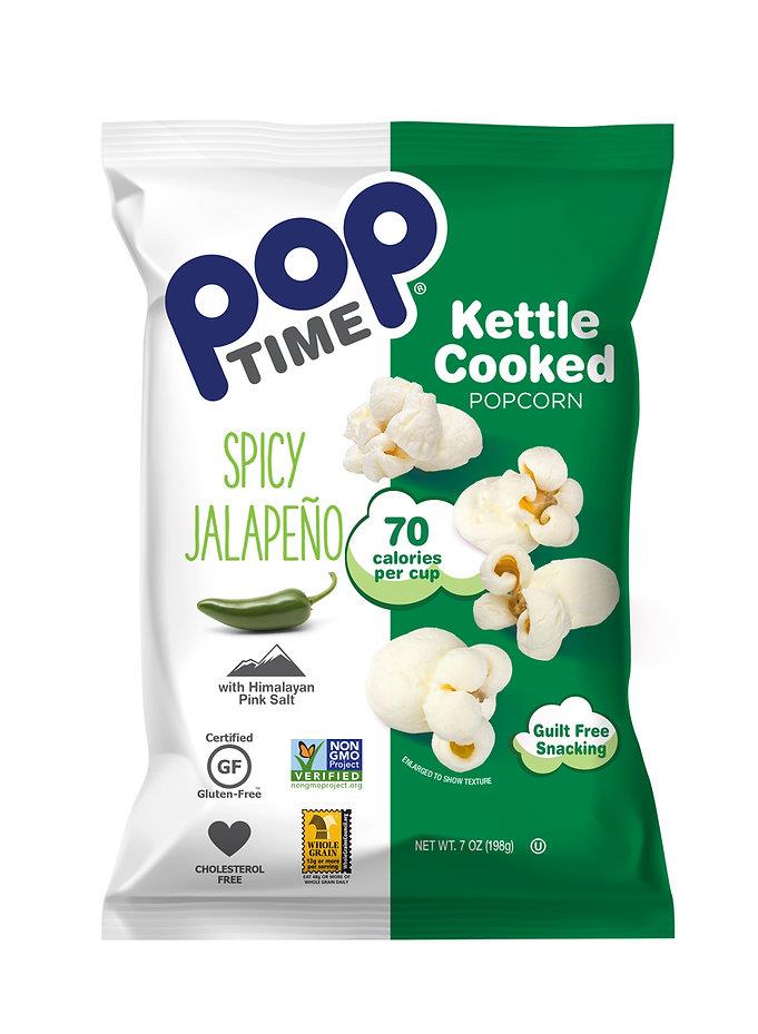POP TIME POPCORN JALAPENO 198G