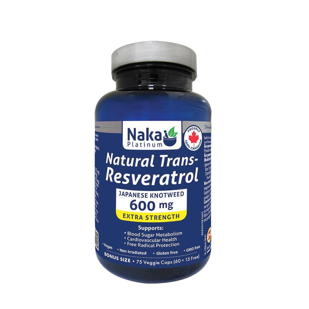 NAKA RESVERATROL 600MG 75VCAPS