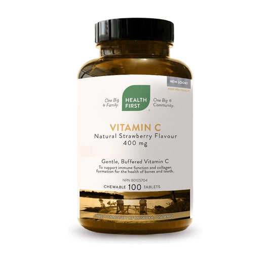 HEALTH FIRST VITAMIN C 400mg 100 CHEWABLES