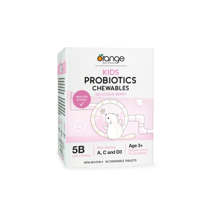 ORANGE NATURALS PROBIOTICS KIDS 5B 30 CHEWABLES