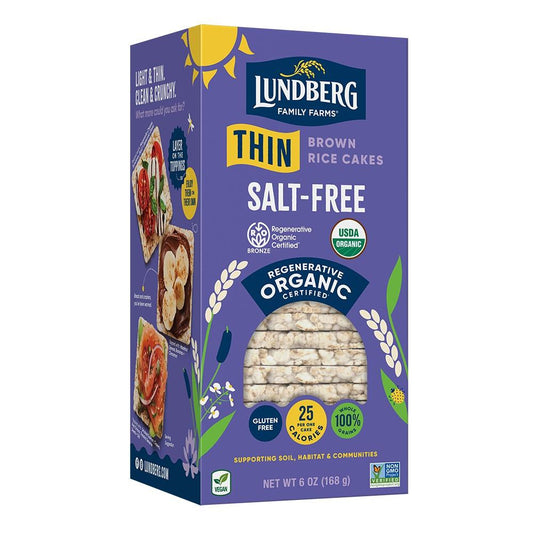 LFF RICE CAKES BR RICE UNSALTE 24 RICE CAKES/168G