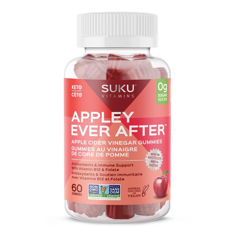 SUKU APPLEY EVER AFTER APPLE CIDER VINEGAR GUMMIES - 60
