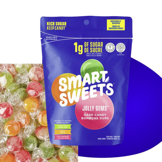 SMART SWEETS JOLLY GEMS HARD CANDY ASSORTED / 70G