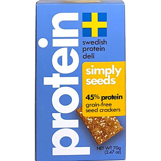 SWEDISH PROTEIN DELI CRACKERS w PROTEIN GF SEEDS/ 60G