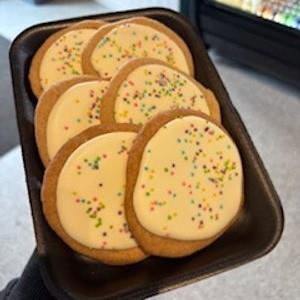 TOTALLY GLUTEN FREE ICED SUGAR COOKIES - 6 PACK