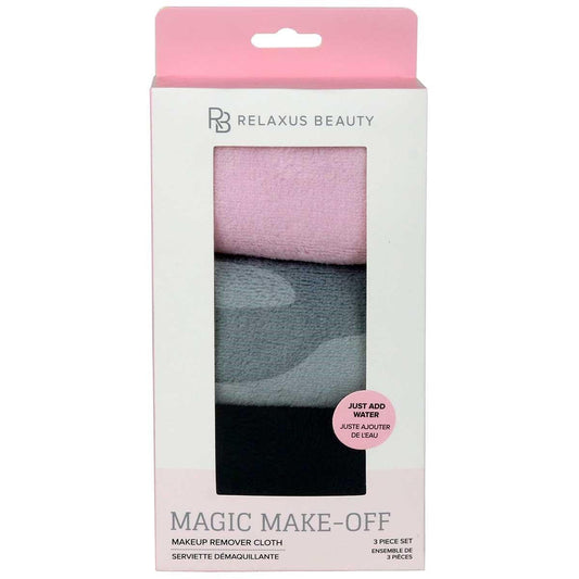 RELAXUS MAKEUP REMOVER CLOTH  PK OF 3