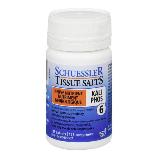 TISSUE SALTS #6 KALI PHOS - 125 TABLETS
