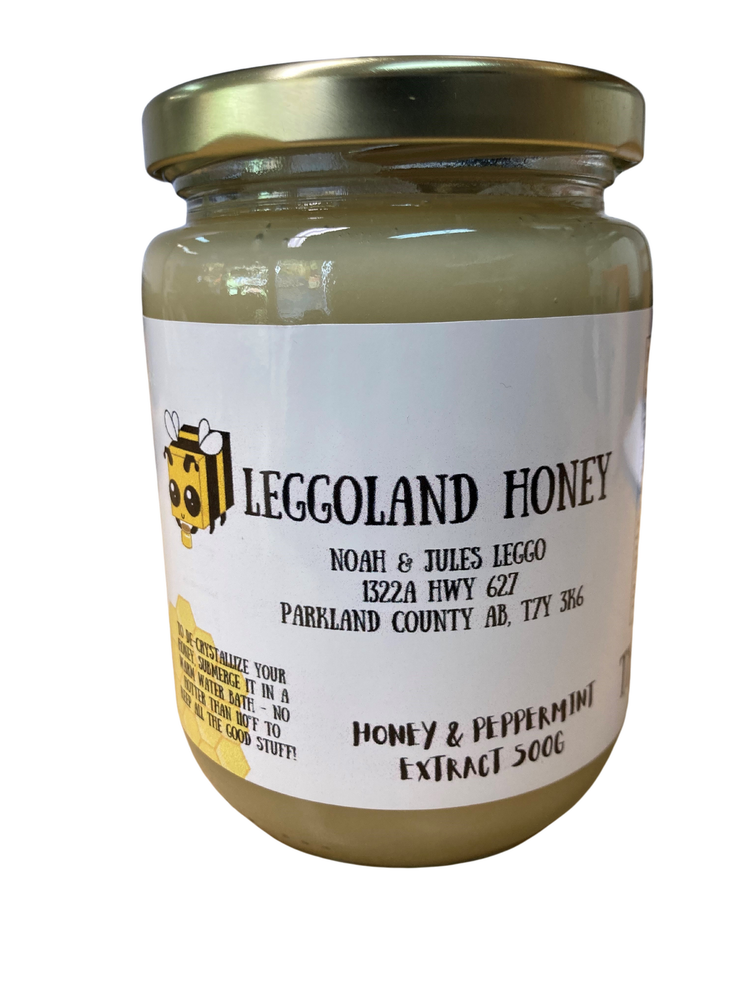 LEGGOLAND HONEY RAW CREAMED PEPPERMINT/ 500G