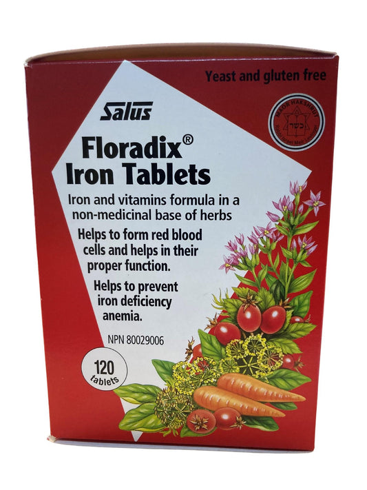 SALUS FLORADIX IRON 120TABS