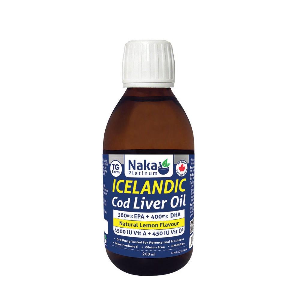 NAKA COD LIVER OIL LEMON 200ml