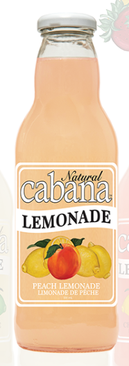 CABANA LEMONADE PEACH 591ML