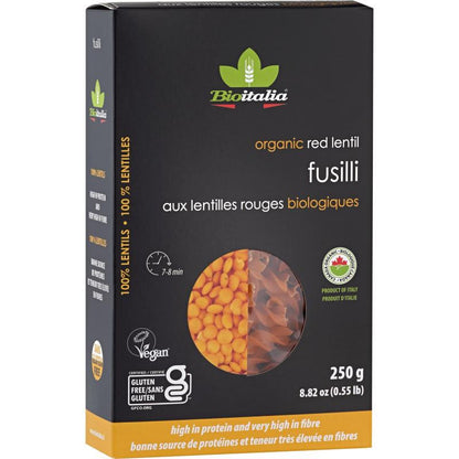 RED LENTIL FUSILLI - 250g
