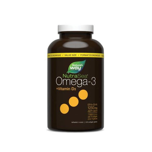NUTRASEA+D3 OMEGA-3  EPA+DHA 1250MG / 240SGELS